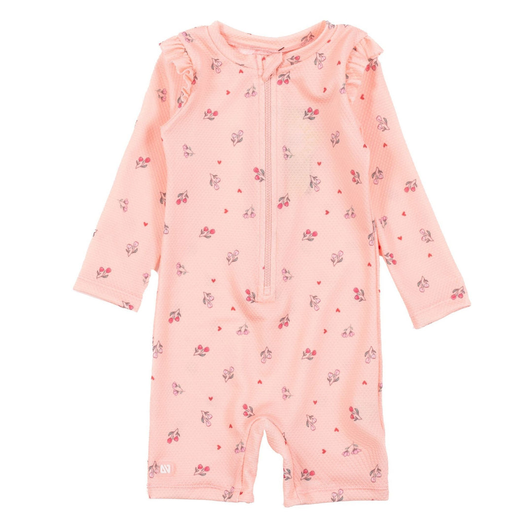 Playshoes Maillot Dermoprotecteur Fille Palmen - Protection UV Été