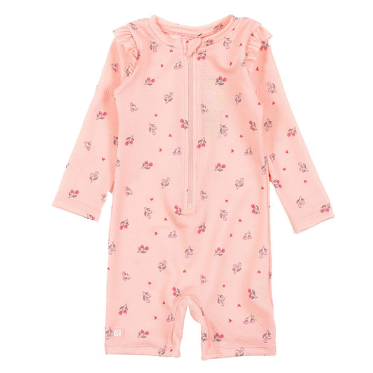 Maillot dermoprotecteur une-pièce  Filles Corail