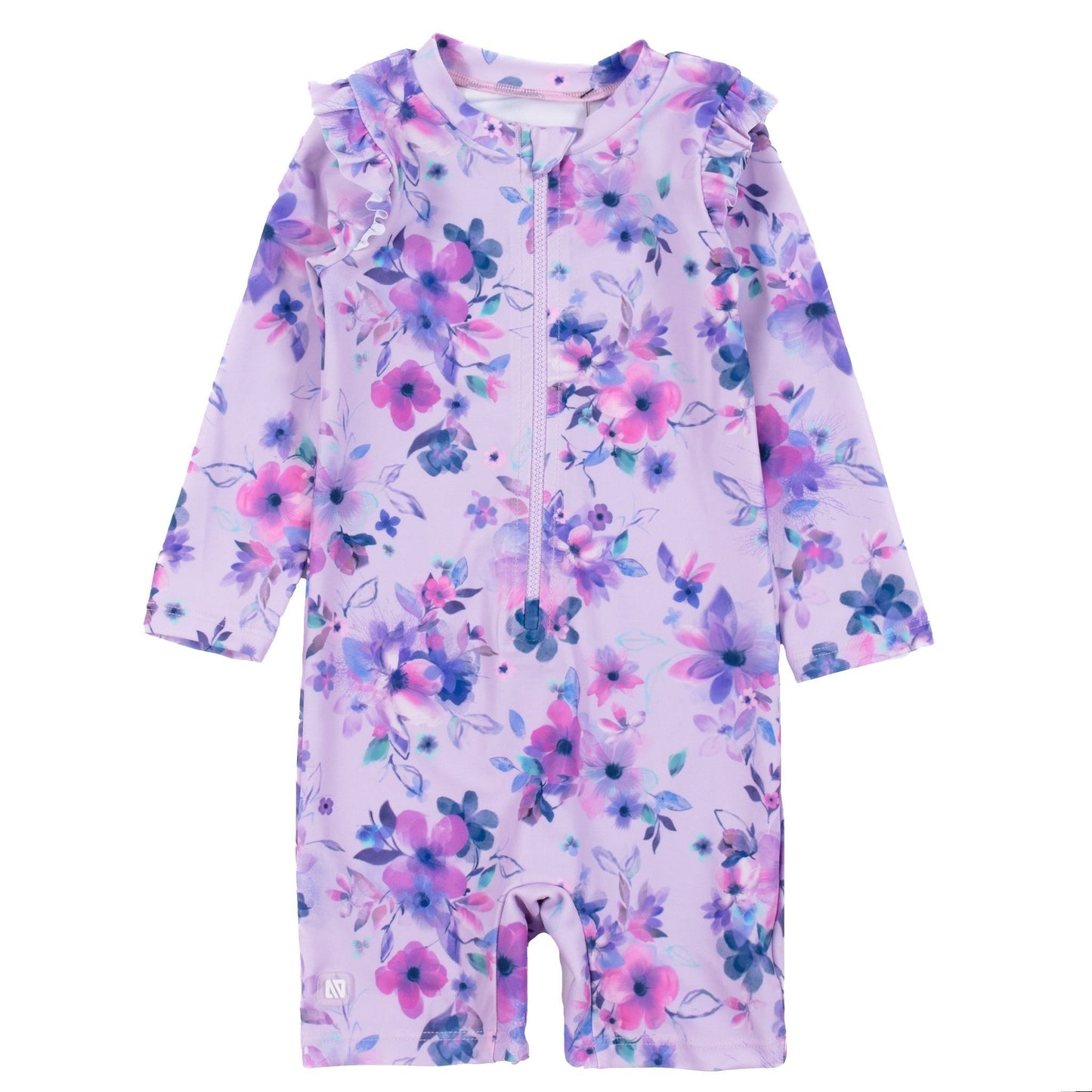 Maillot dermoprotecteur une-pièce  Filles Lilas