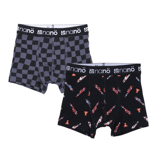 Boxers, paquet de 2  Garçons Noir