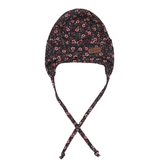 Tuque en jersey avec oreilles  Bébé Fille Noir