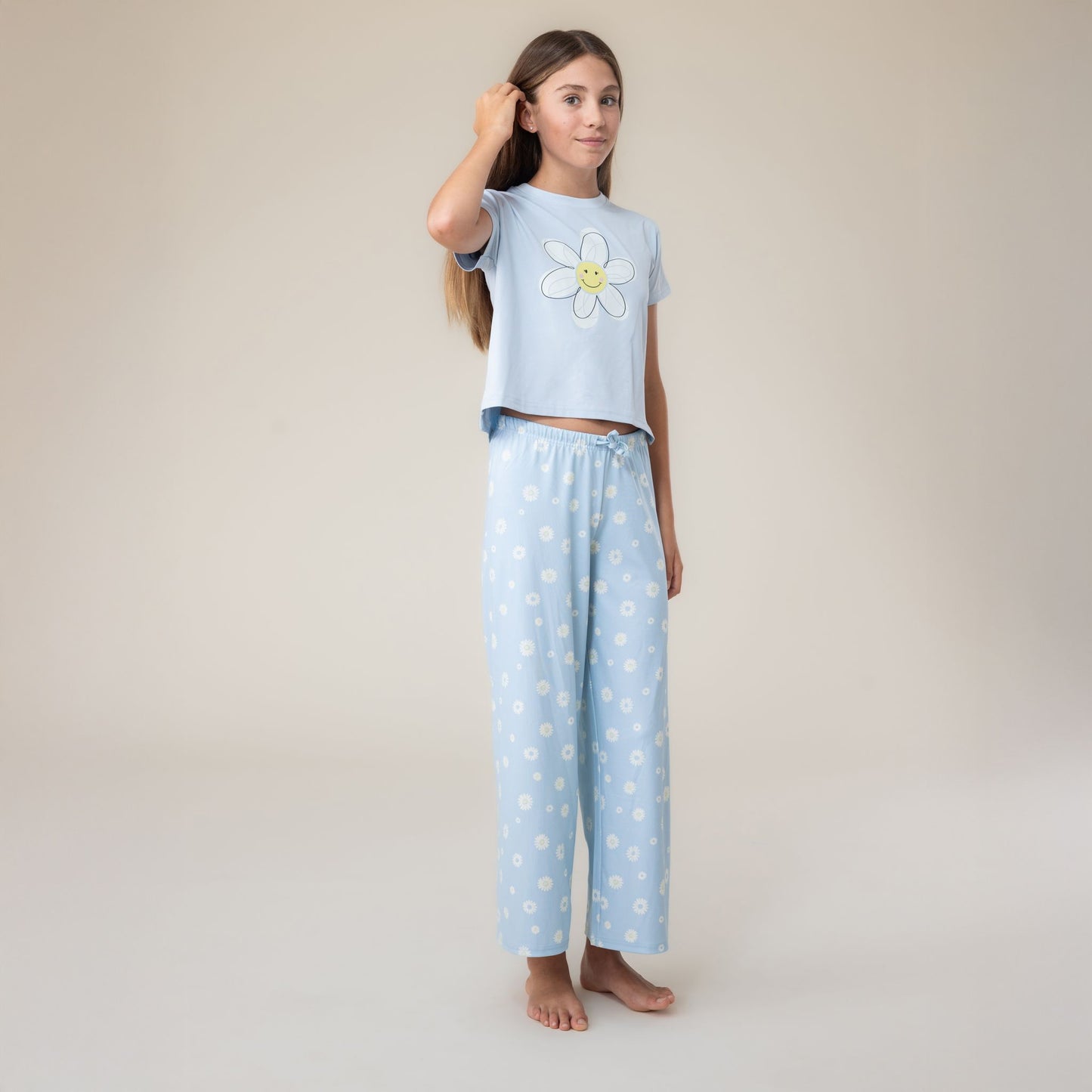 Pyjama 3 mcx  Filles Bleu Pâle