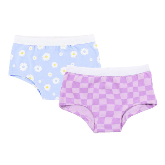 Culottes Garçonnes, paquet de 2  Filles Lilas