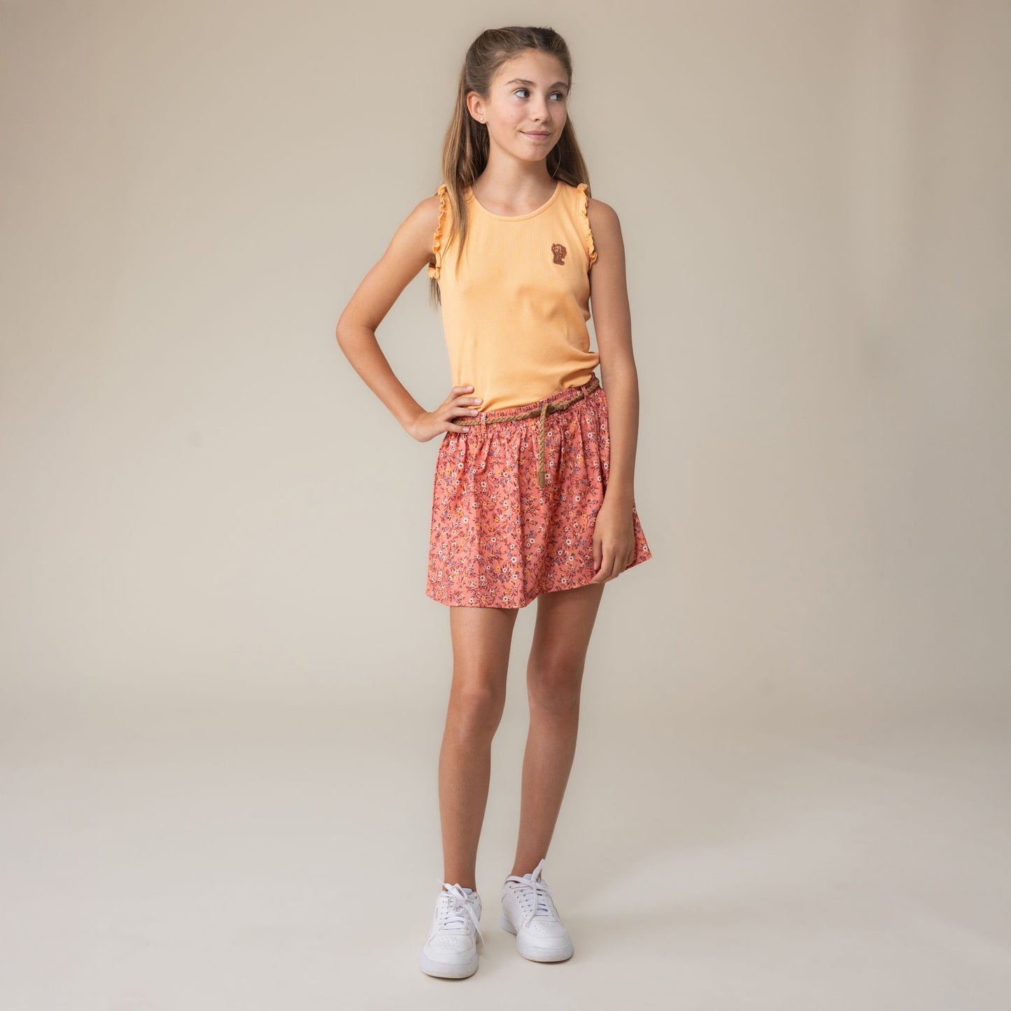 Jupe culotte  Filles Brun