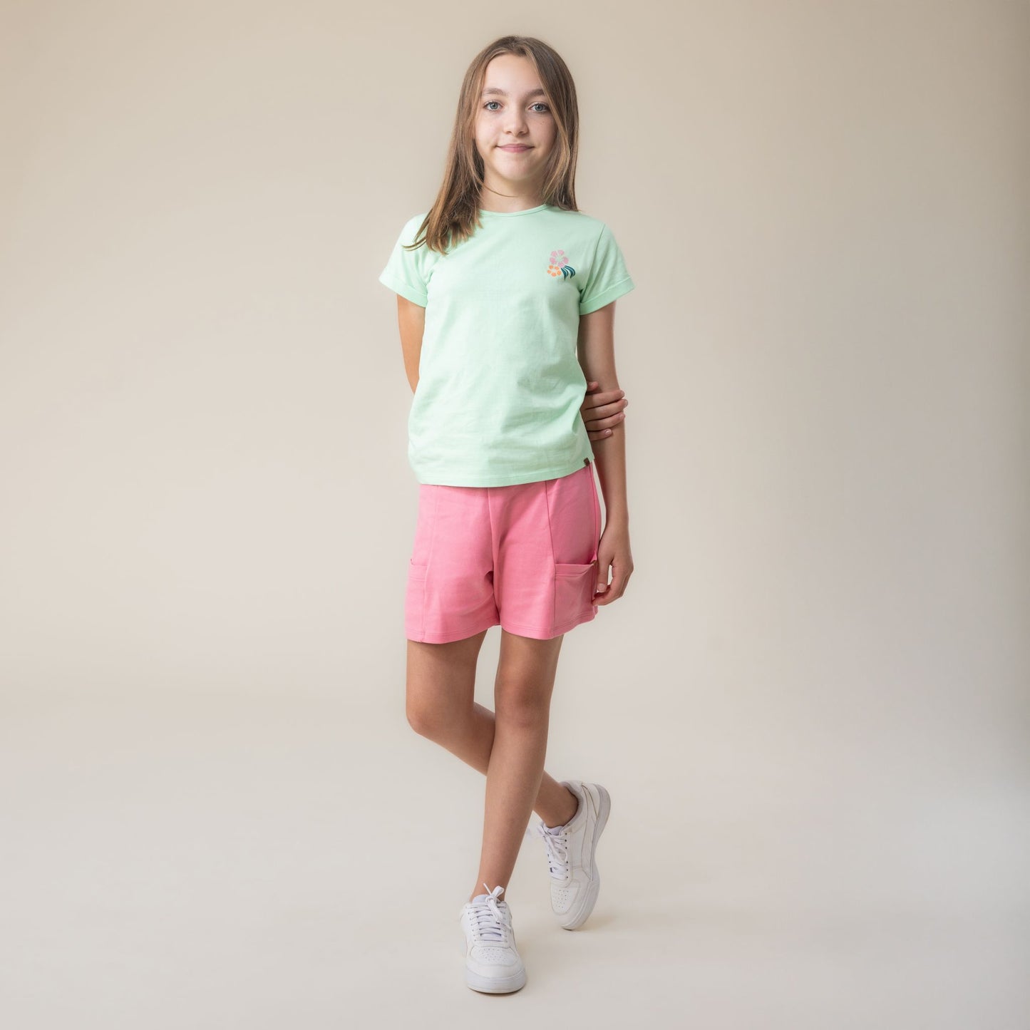 Short  Filles Rose