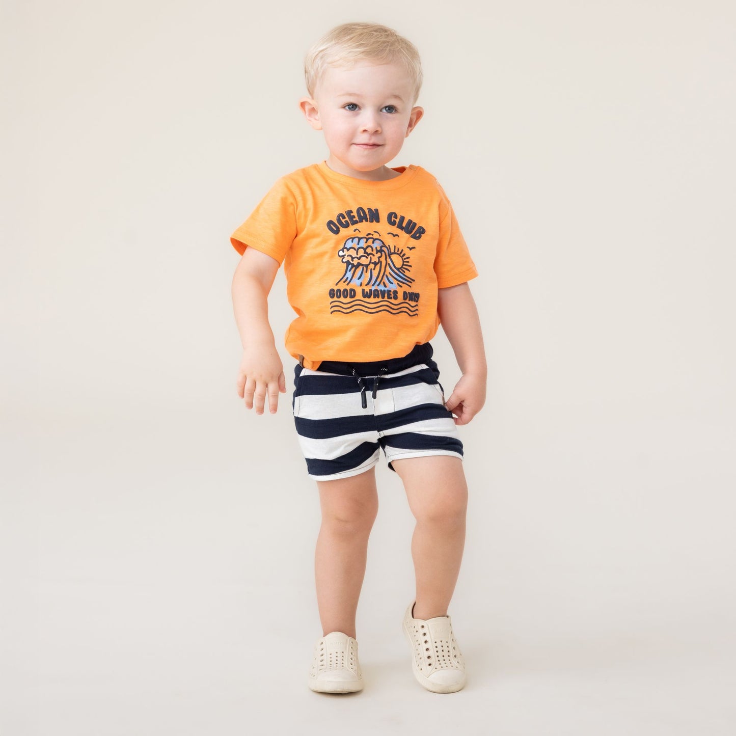 Ensemble T-Shirt deux-pièces  Bébé Garcon Orange