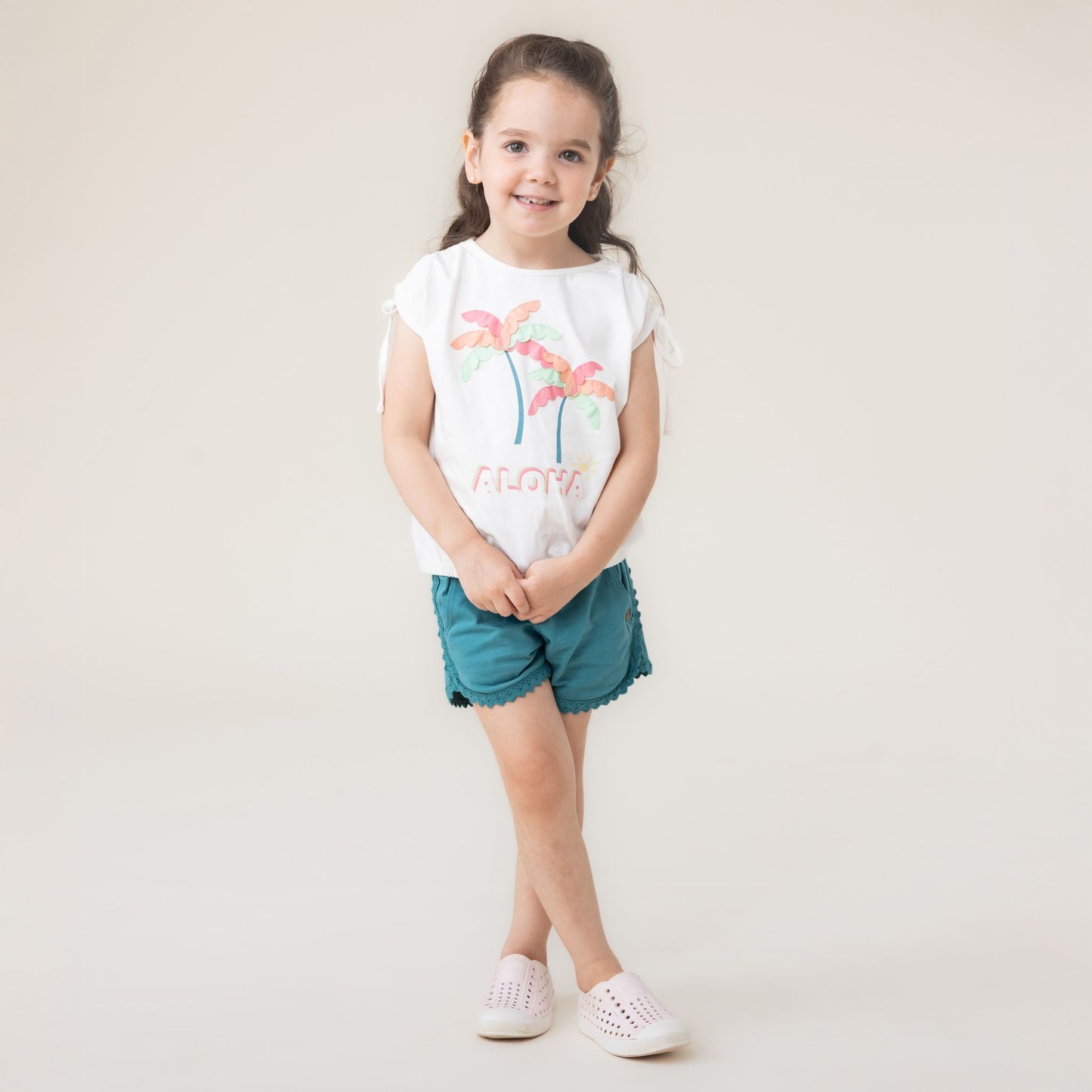 Short  Filles Sarcelle