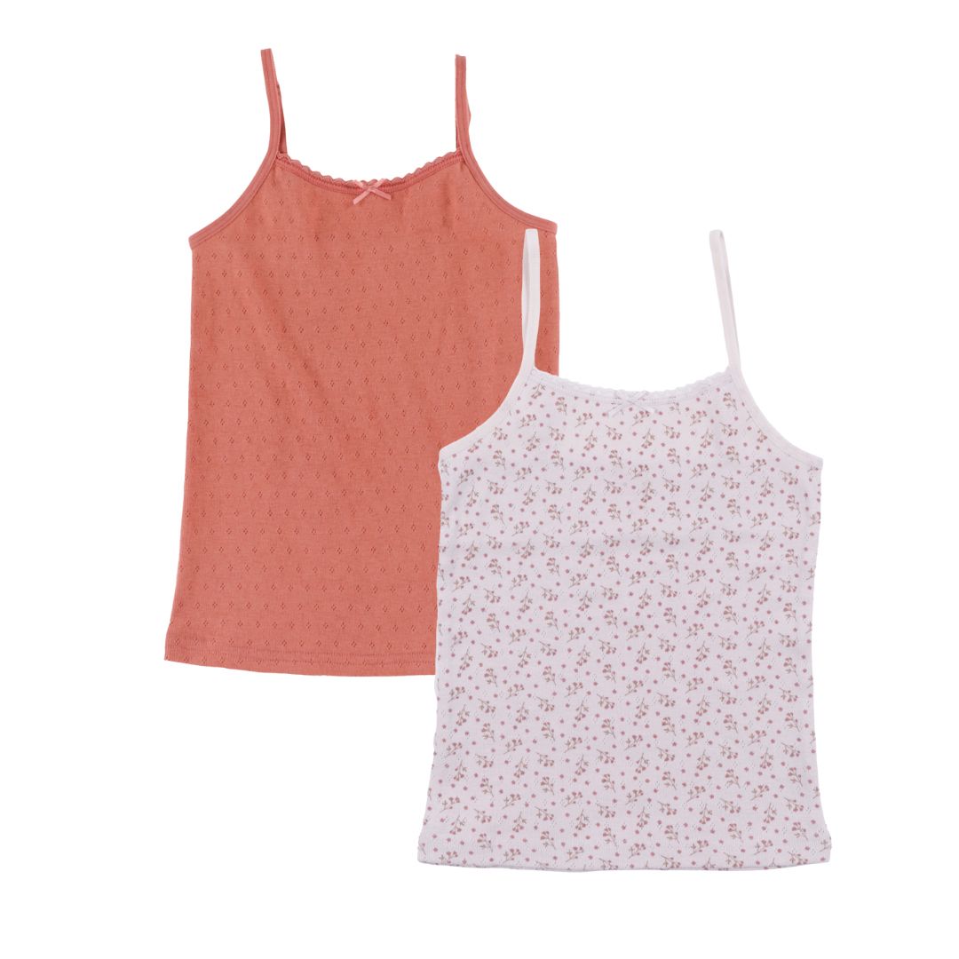 Camisole, paquet de 2  Filles Rose