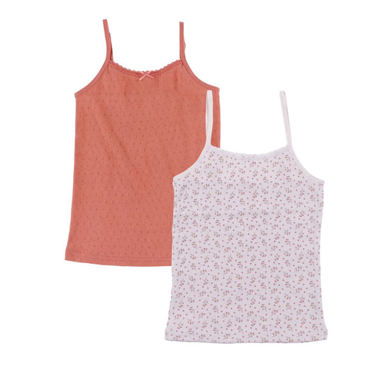 Camisole, paquet de 2  Filles Rose