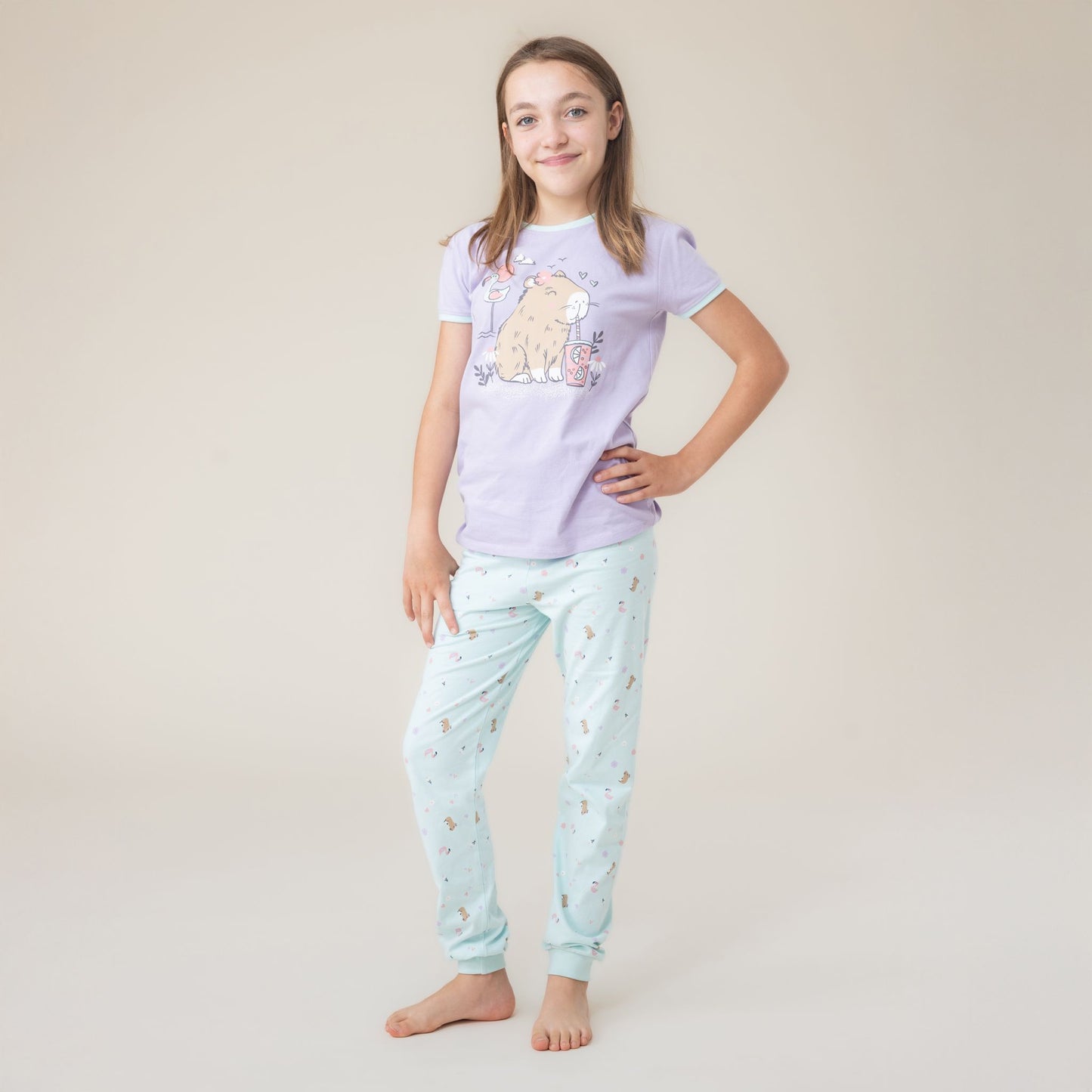 Pyjama 3 mcx  Filles Lilas