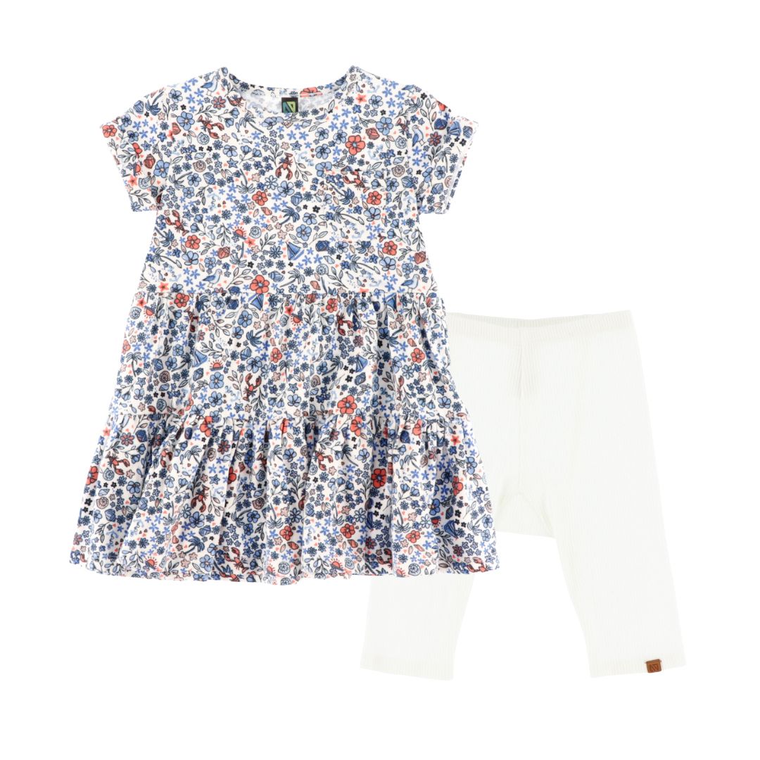 Ensemble robe deux-pièces  Filles Ivoire