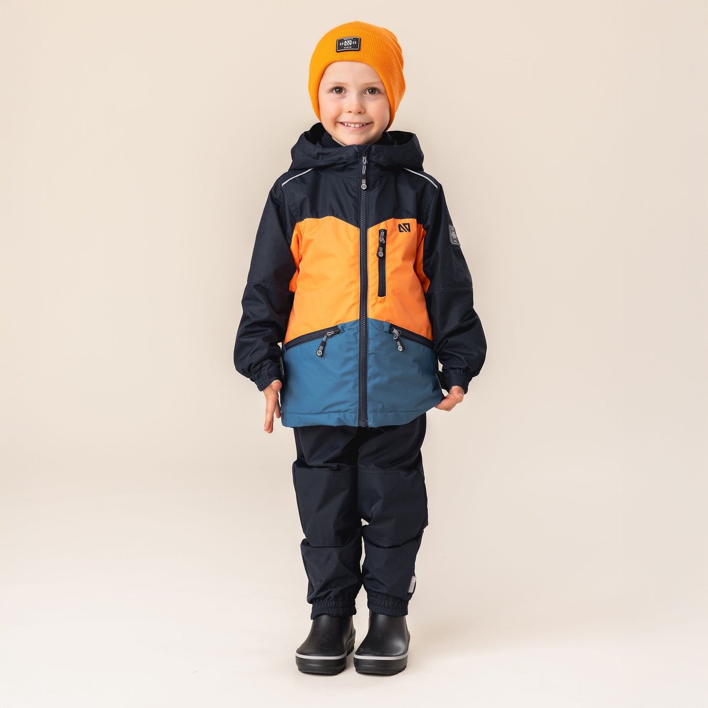 Tuque en tricot  Unisexe Orange