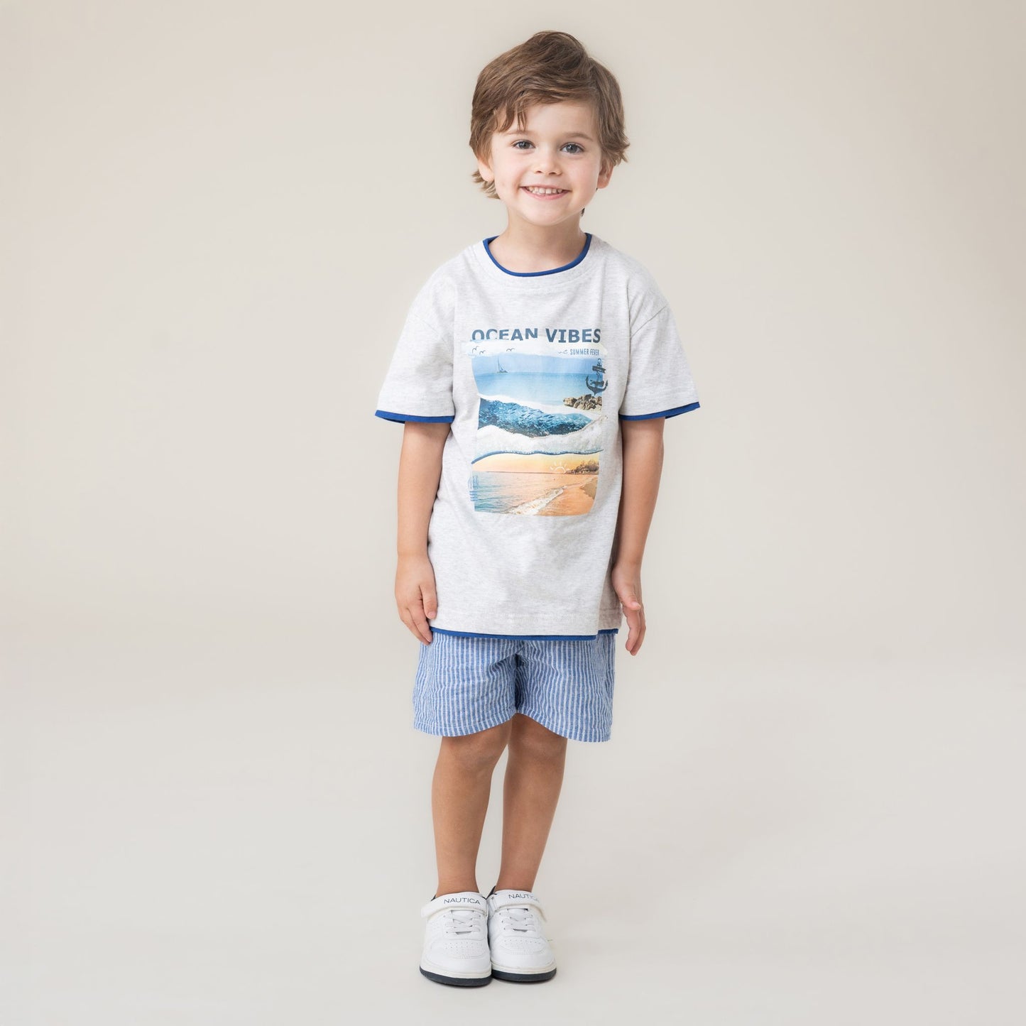 Bermuda  Garçons Bleu