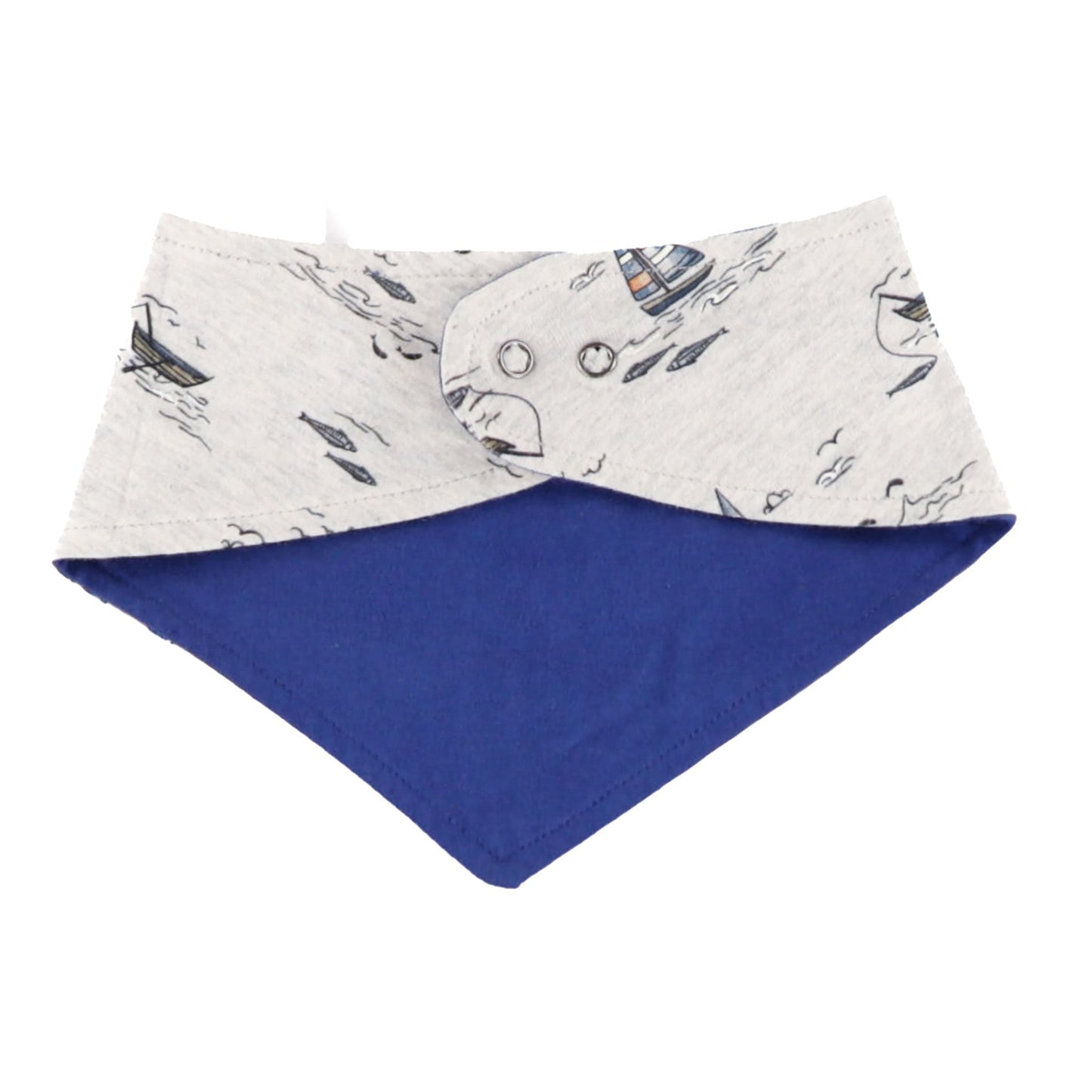 Ensemble T-Shirt deux-pièces avec bavoir réversible  Bébé Garcon Ivoire