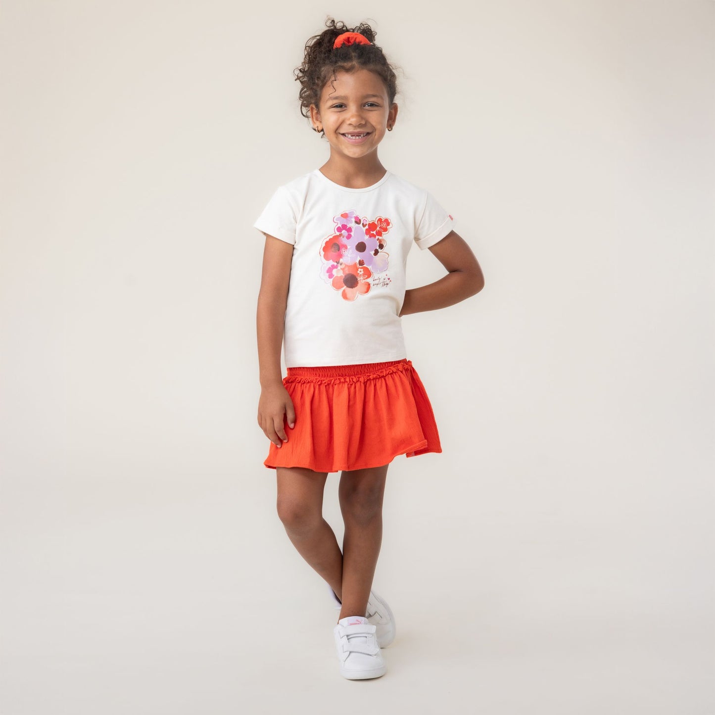 Jupe culotte  Filles Rouge