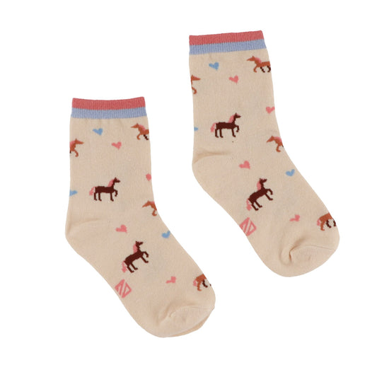 Chaussettes  Filles Beige
