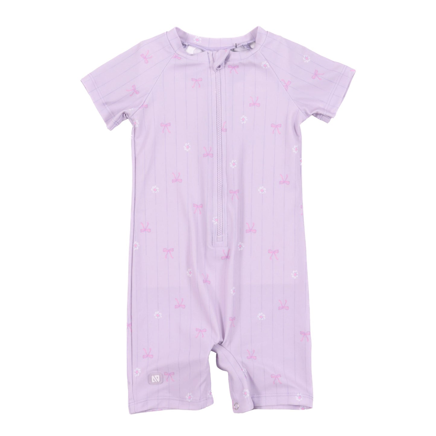Maillot dermoprotecteur une-pièce bébé Filles Lilas