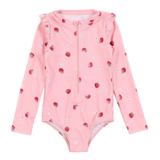 Maillot UV une-pièce bébé Filles Rose_Pale