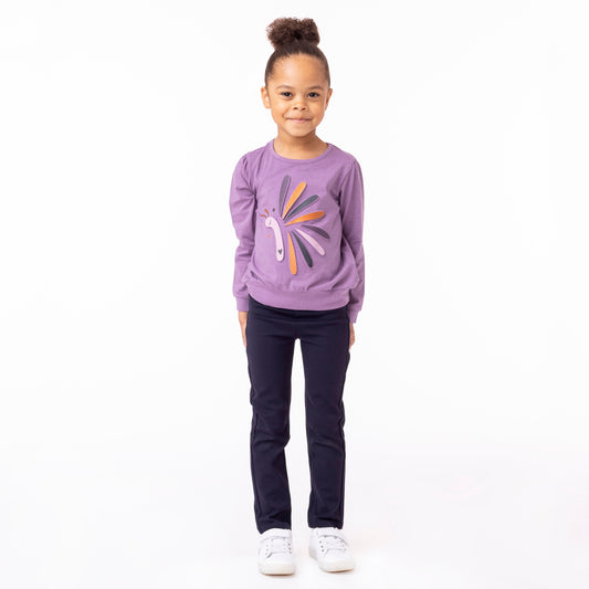 T-shirt manches longues  Filles Mauve