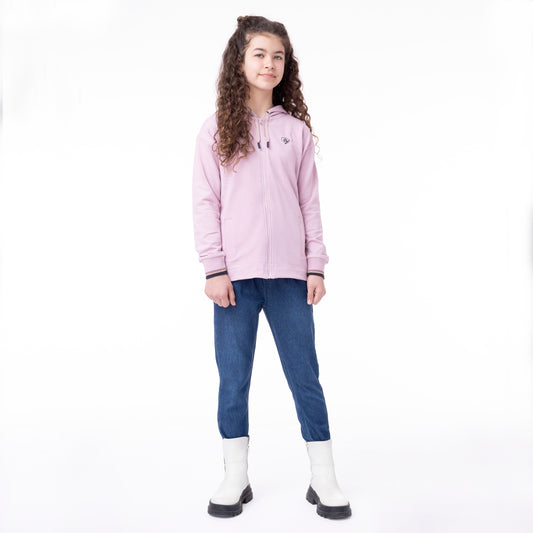 Veste à capuchon  Filles Lilas