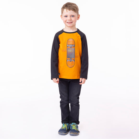 T-shirt manches longues  Garçons Orange