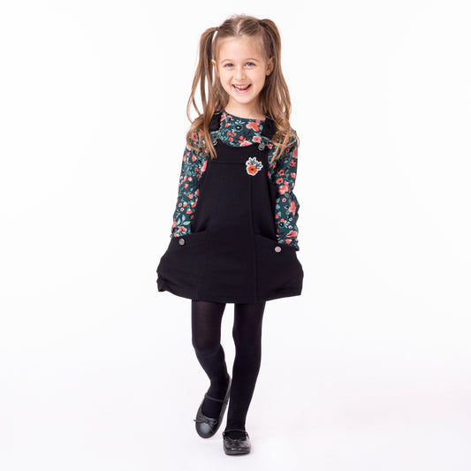 Robe chasuble  Filles Noir