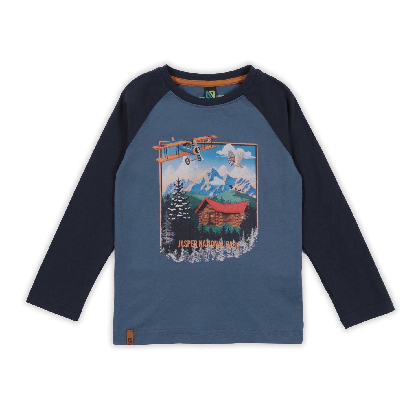 T-shirt manches longues  Garçons Bleu