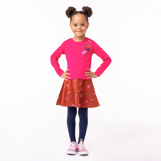 Robe  Filles Fuchsia