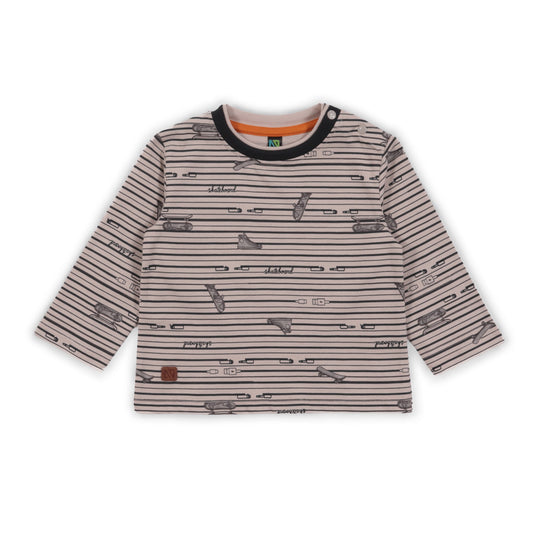 T-shirt manches longues  Bébé Garcon Beige