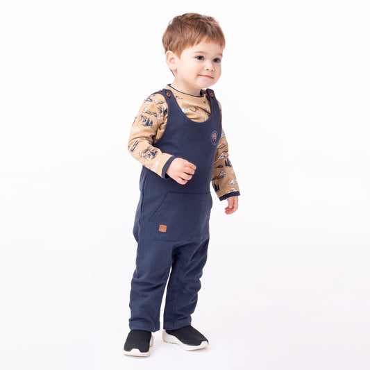 Salopette  Bébé Garcon Brun