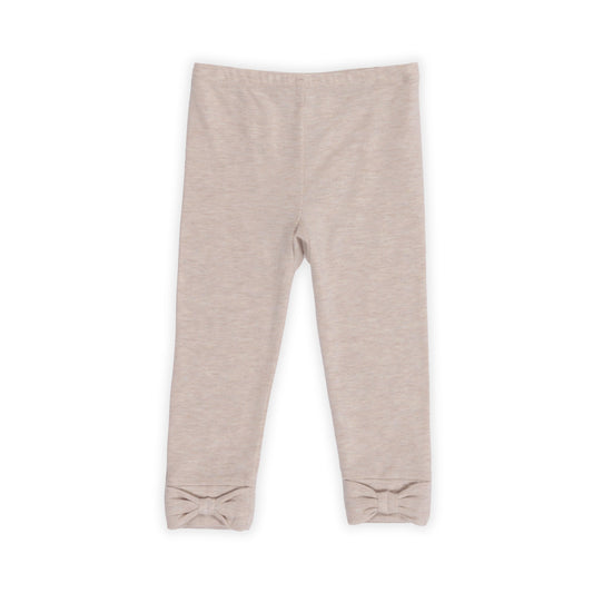Legging  Bébé Fille Beige chiné
