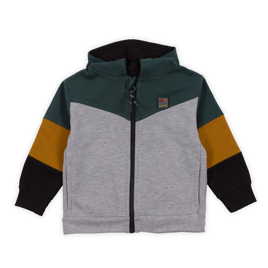 Veste à capuchon  Bébé Garcon Sarcelle