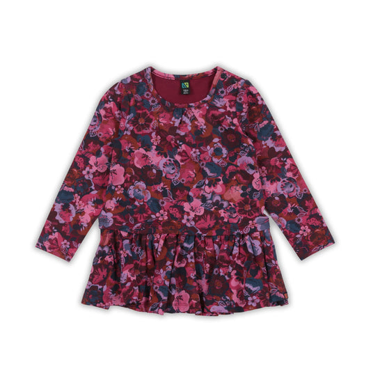 Tunique  Bébé Fille Bordeaux
