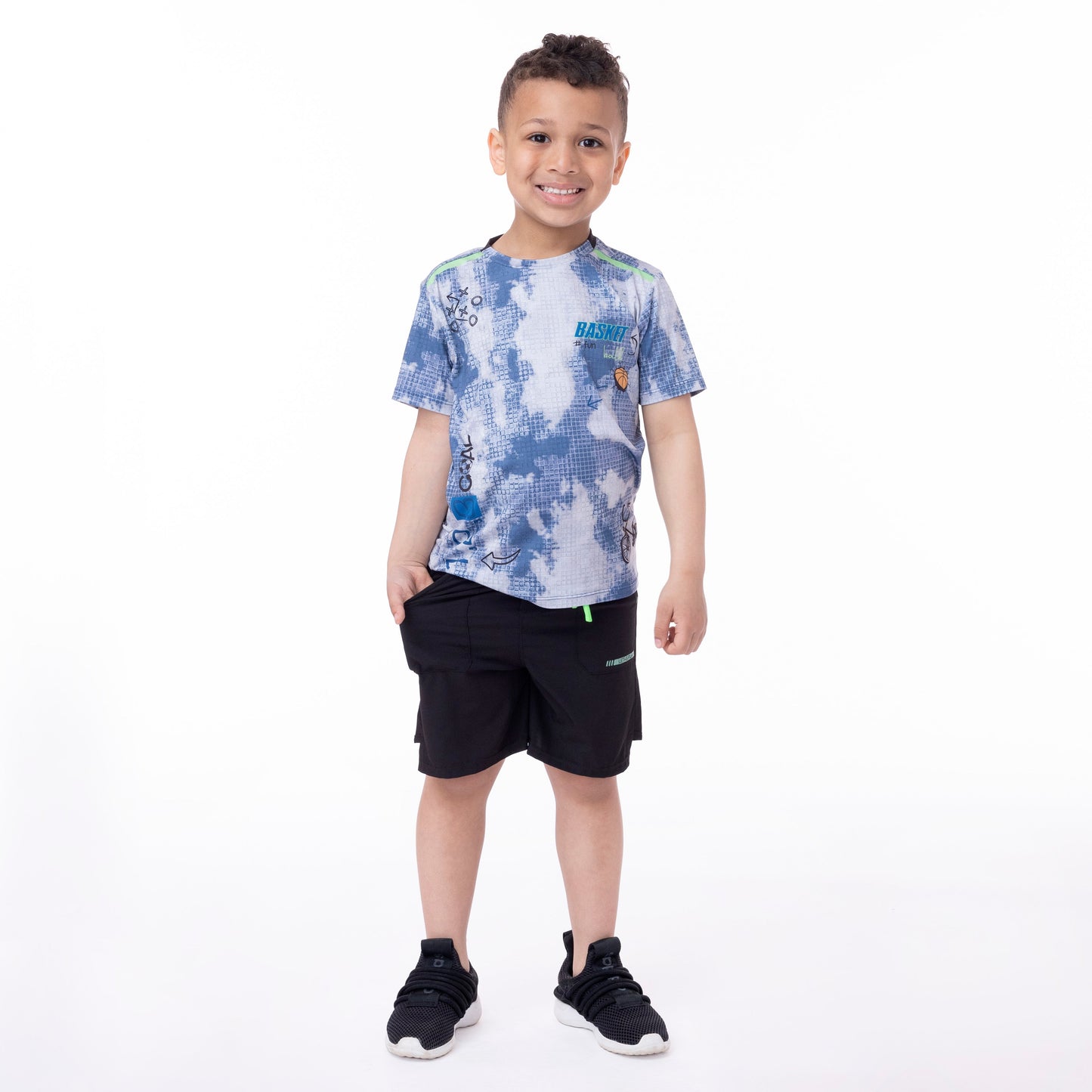 T-shirt athlétique  Garçons Bleu