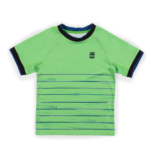 T-shirt athlétique  Garçons Lime