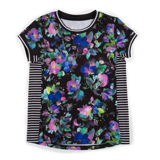 T-shirt athlétique  Filles Noir