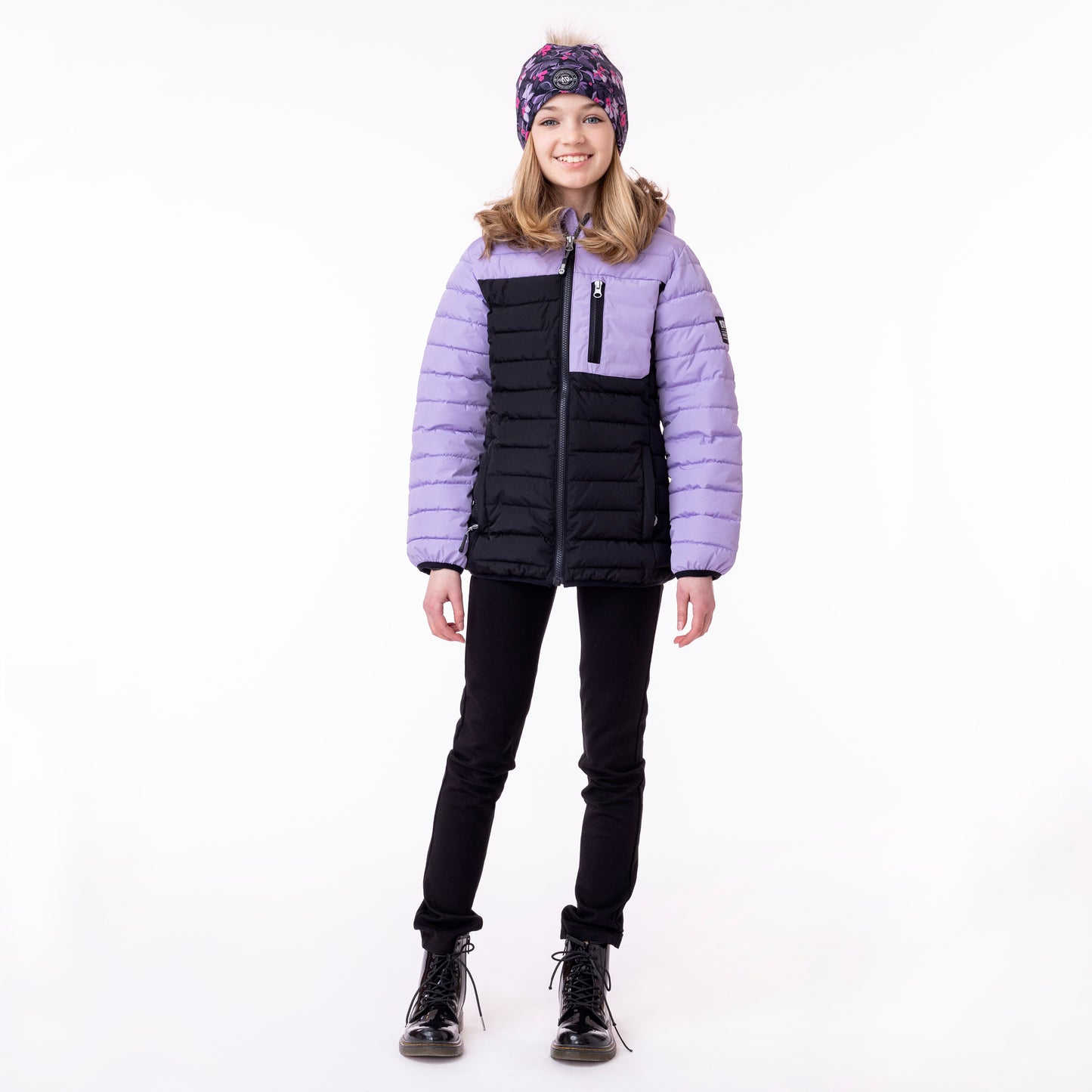 Manteau matelassé  Filles Violet