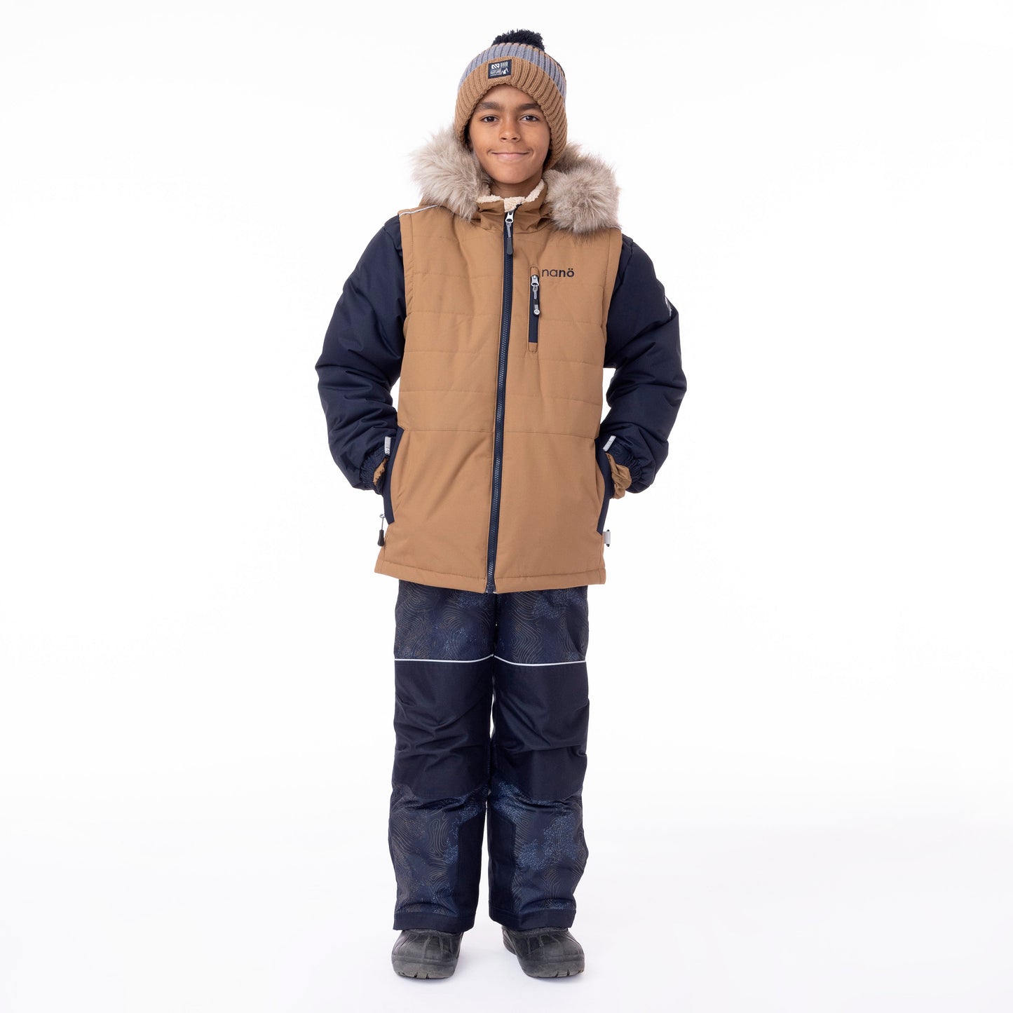Habit de neige William  Garçons Taupe