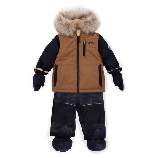 Habit de neige William bébé Bébé Garcon Taupe
