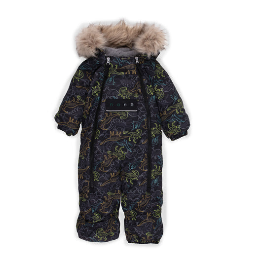 Habit de neige une-pièce bébé Jacob - RÉFLÉCHISSANT  Bébé Garcon Noir