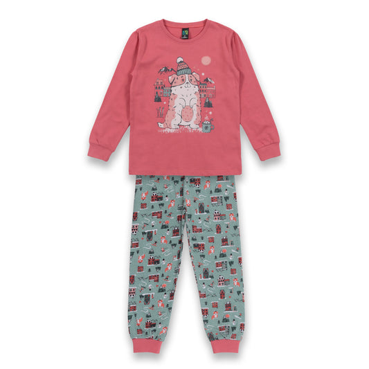 Pyjama  Filles Corail