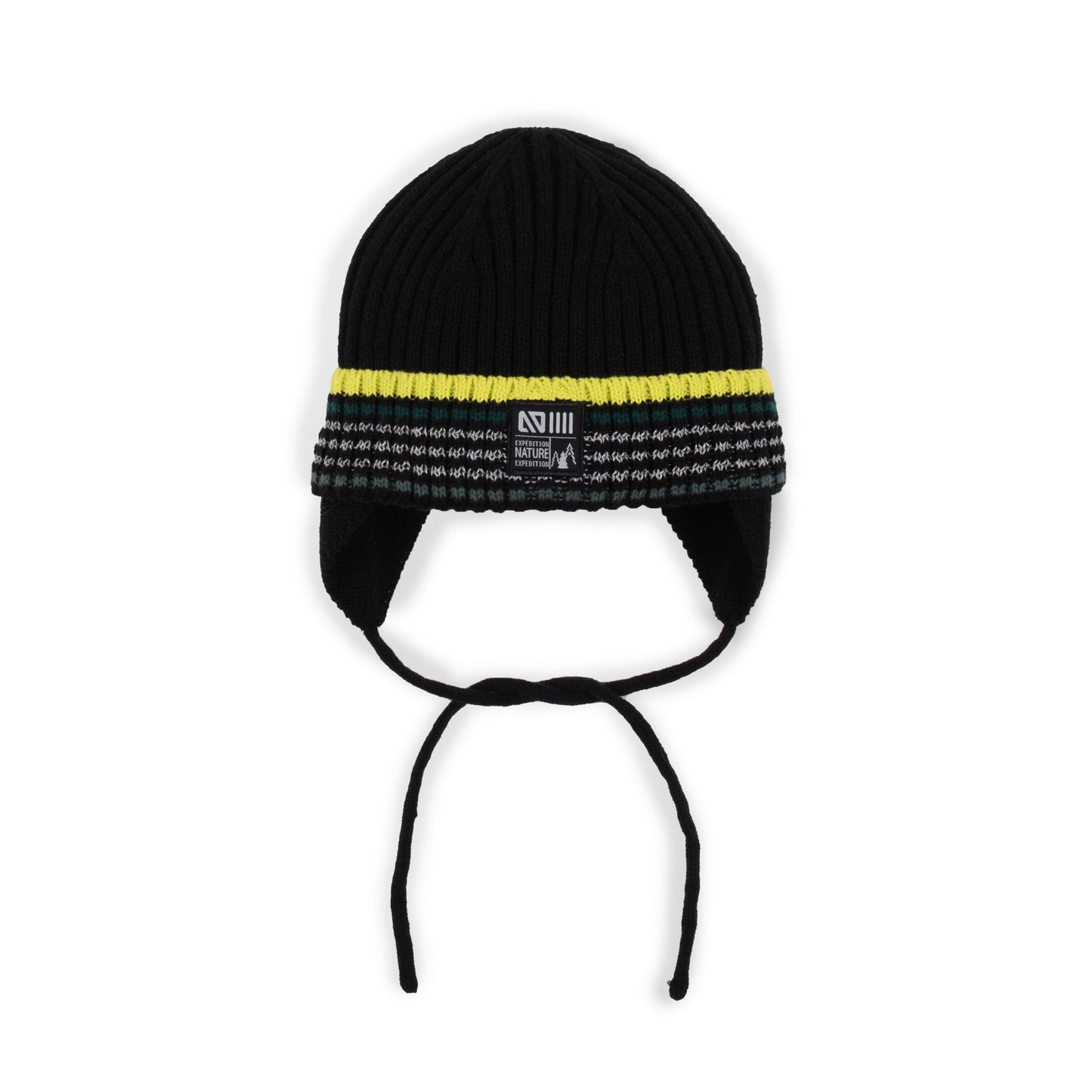 Tuque en tricot réfléchissant James  Garçons Lime
