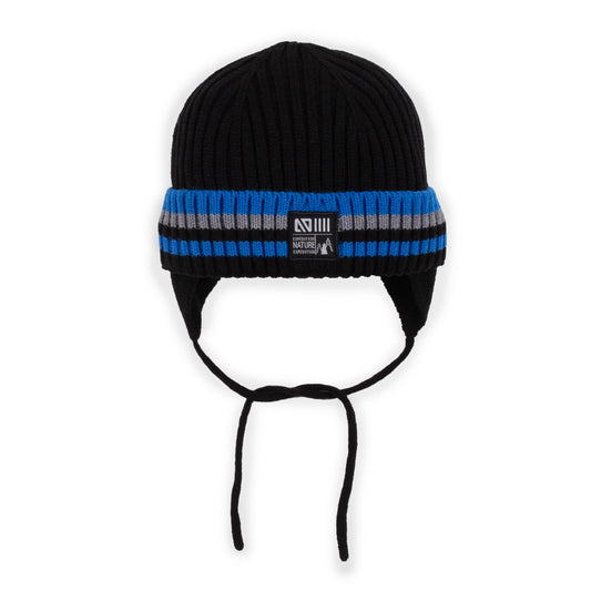 Tuque en tricot réfléchissant Mason  Garçons Noir