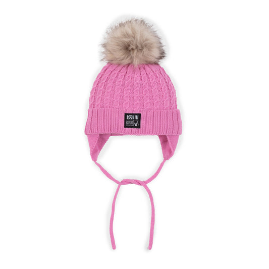 Tuque en tricot Alexanne bébé Bébé Fille Rose