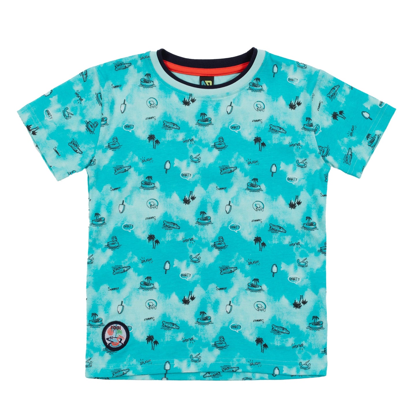 T-shirt  Garçons Turquoise