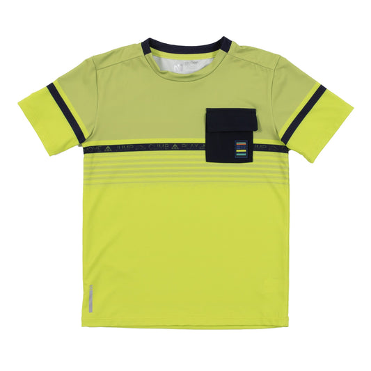T-shirt athlétique  Garçons Lime