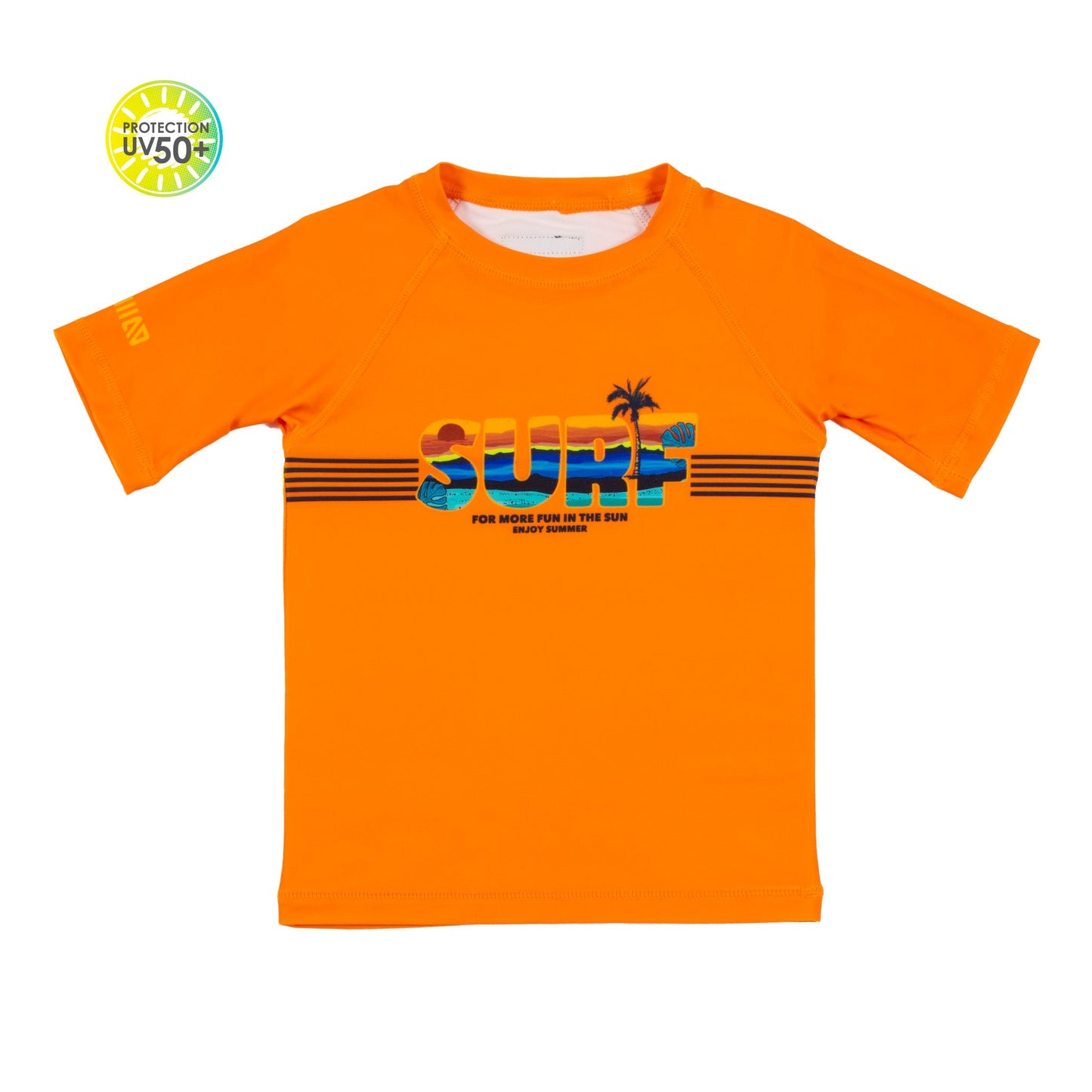 T-shirt maillot UV  Garçons Orange