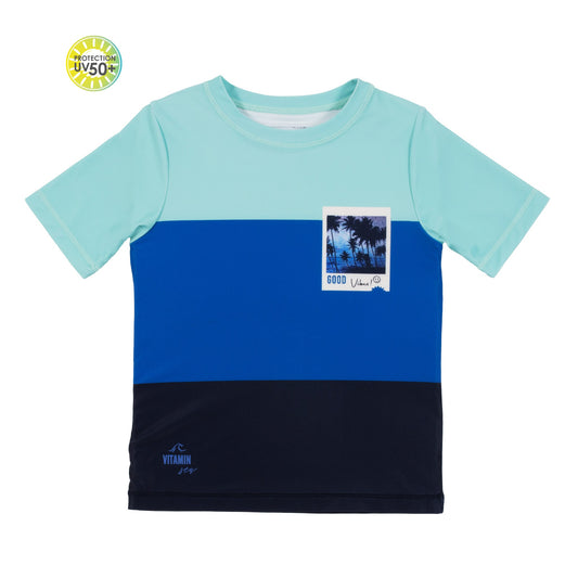 T-shirt maillot UV bébé Bébé Garcon Royal