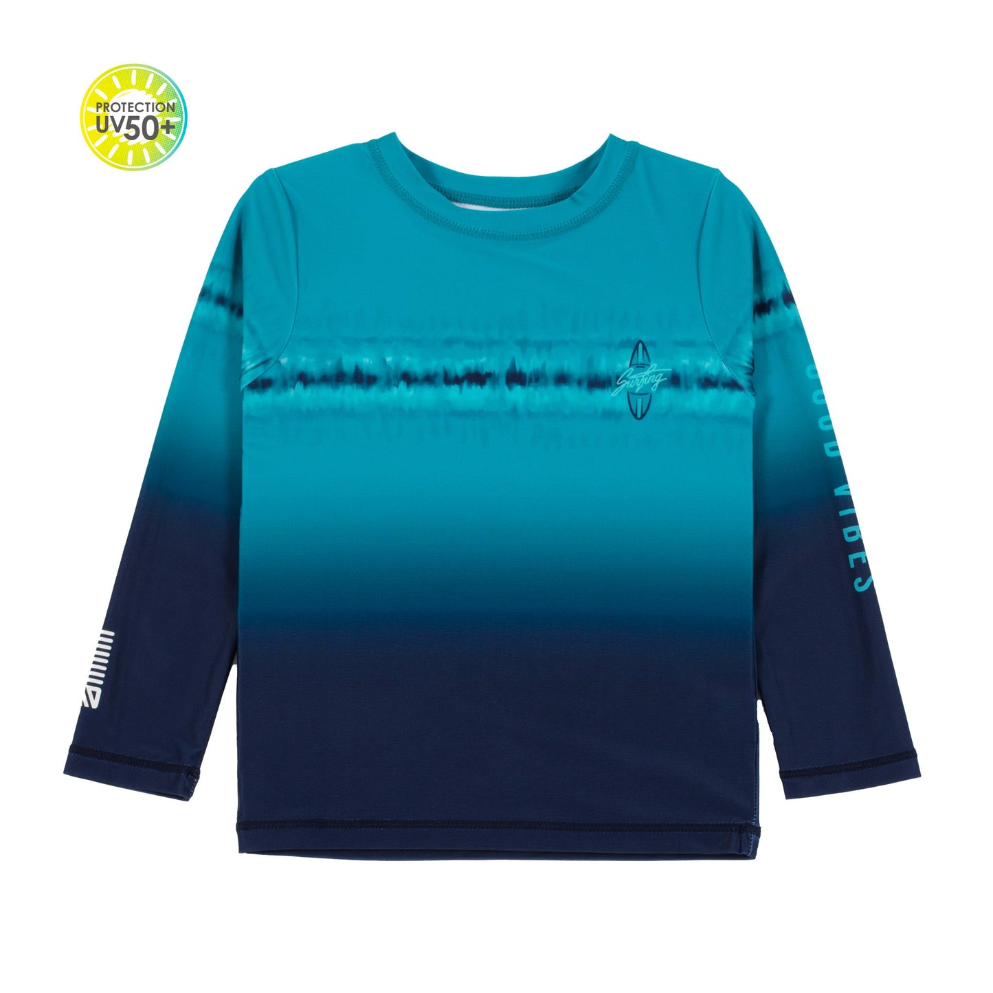 T-shirt maillot UV  Garçons Turquoise